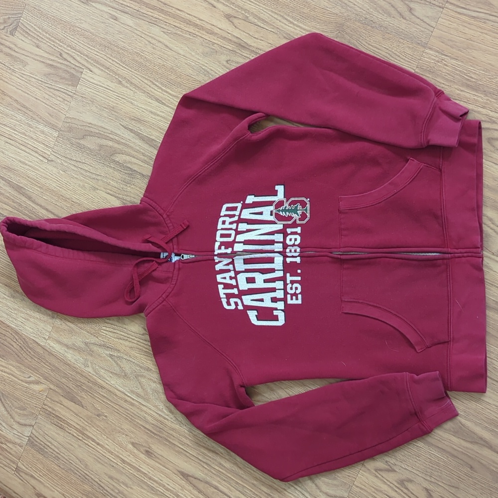 Stanford Cardinal Stanford University Jacket Hoodie with zipper Size Medium M
